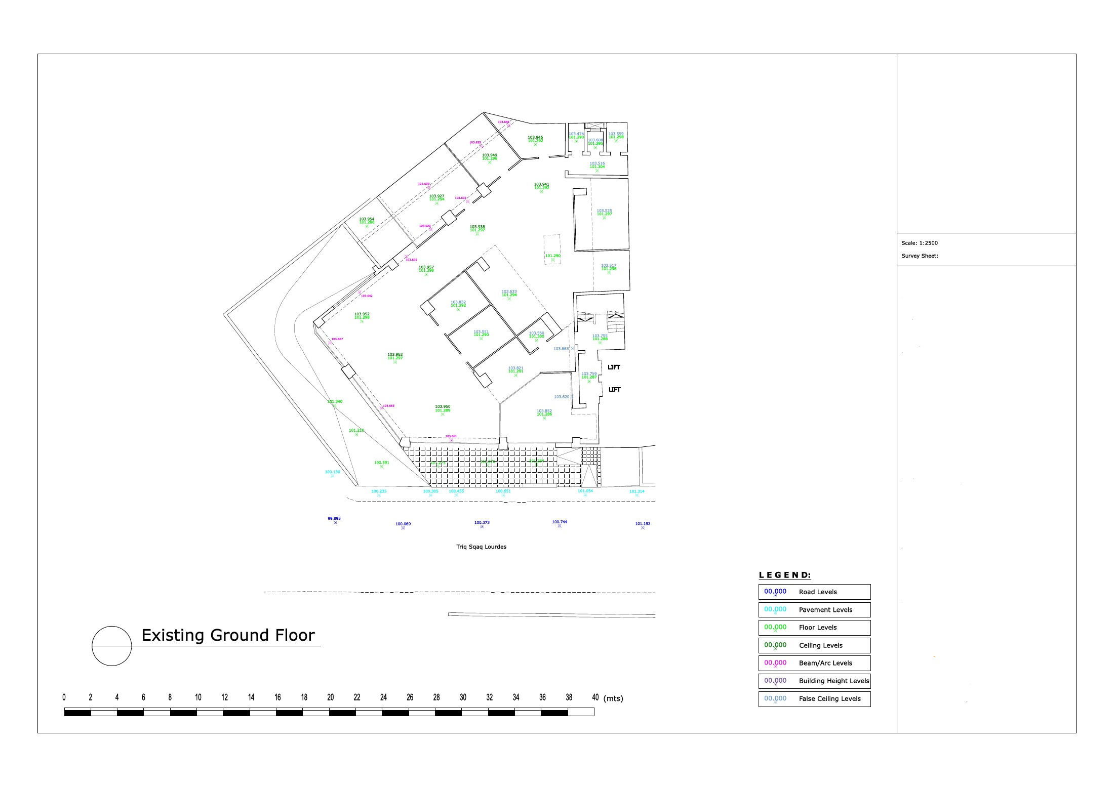Floor plan — St Julian's office, ground floor